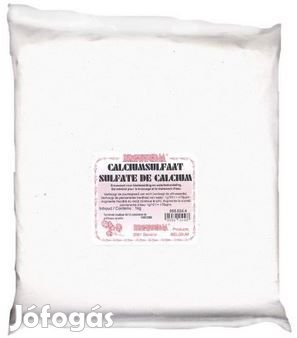 Kalcium- szulfát gyogyszerkönyvi minőségŰ gipsz 1 Kg  (1958)
