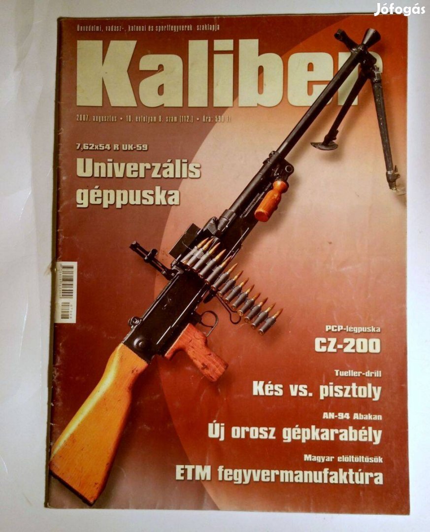 Kaliber 2007/8 Augusztus (112.szám) poszterrel (7kép+tartalom)