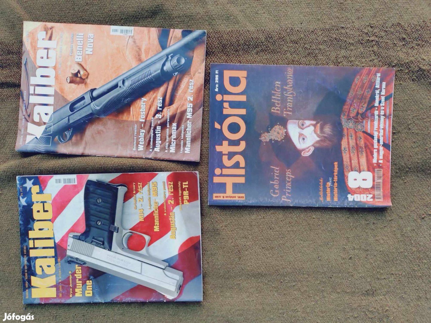 Kaliber História újság 3 db egyben Mannlicher 95 M