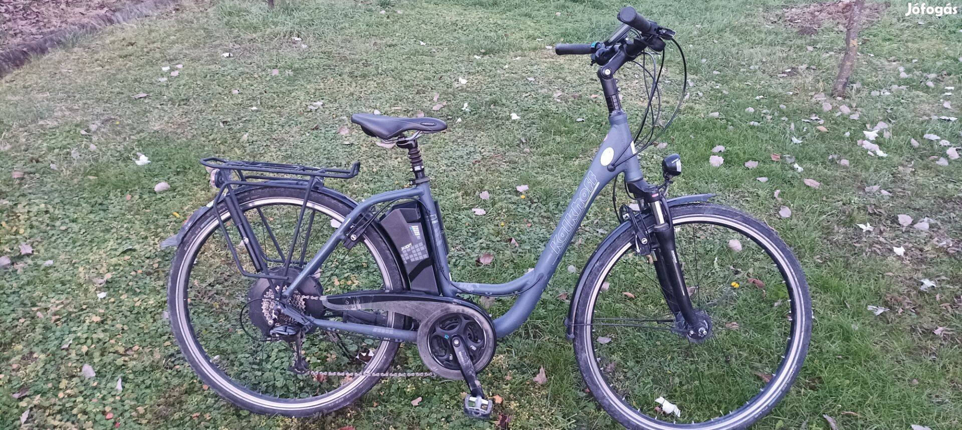 Kalkhoff 28 aluvázas pedelec kerékpár szép állapotban eladó