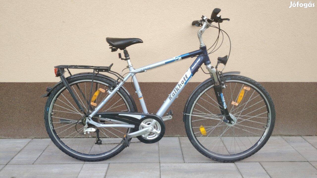 Kalkhoff 28-os, aluvázas, agydinamós, cross trekking