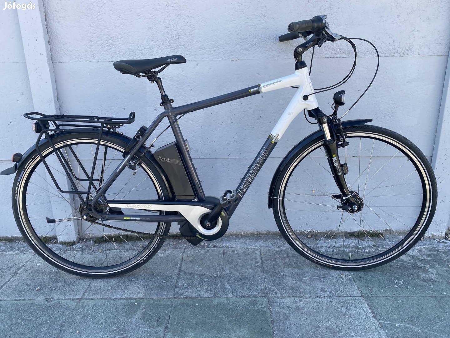 Kalkhoff 28-as újszerű aluvázas agydinamós elektromos