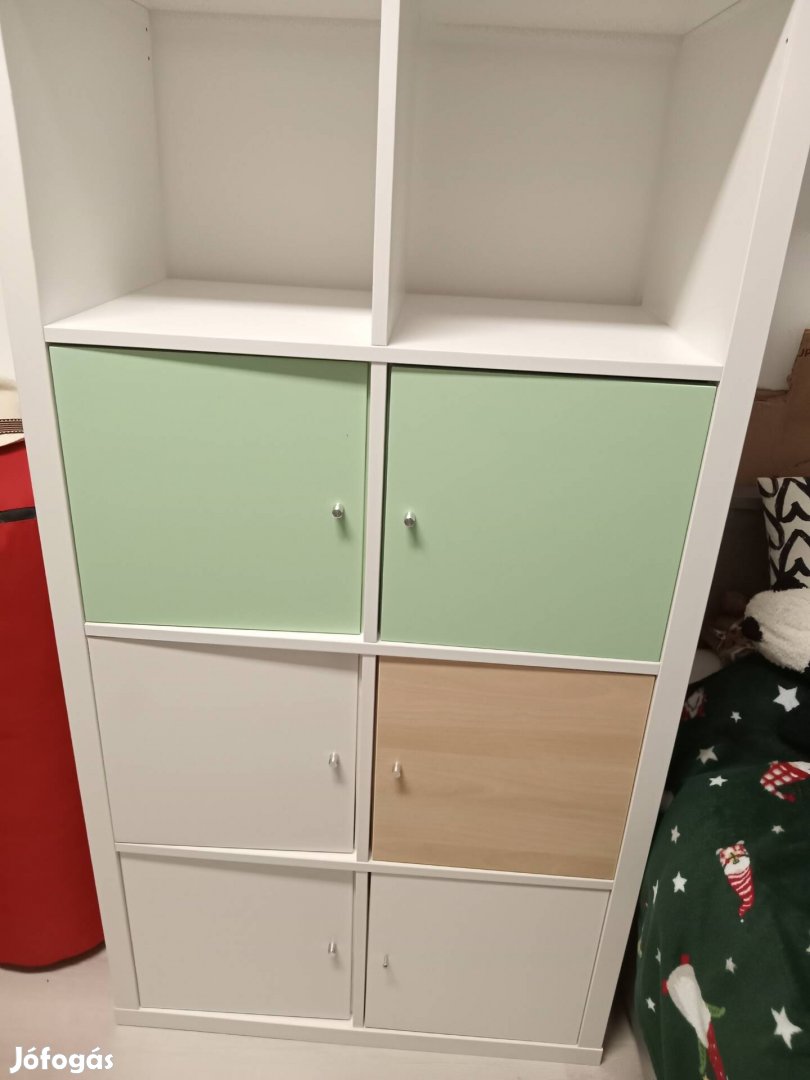 Kallax 8 rekeszes IKEA-s fehér szekrény reális áron!