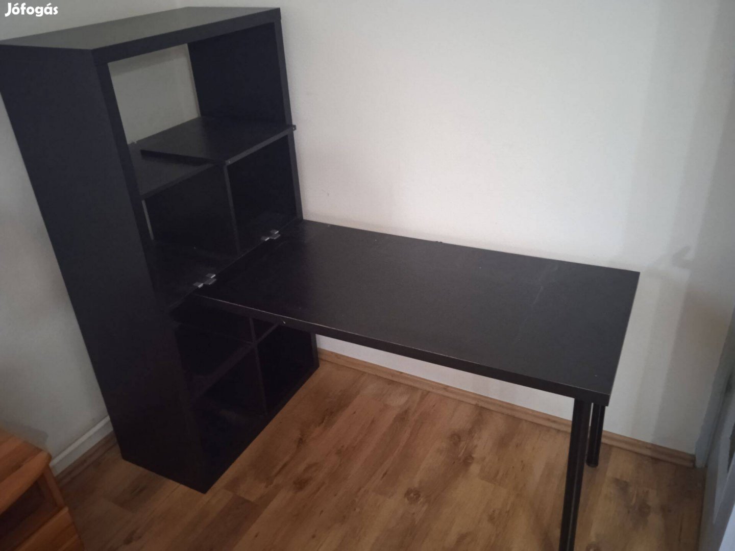Kallax polcrendszer íróasztallal