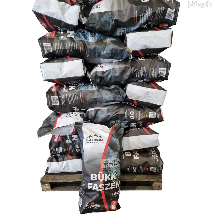 Kalonda prémium nagydarabos bükkfaszén, raklapos faszén