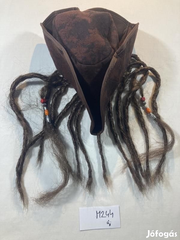 Kalóz kalap, Jack Sparrow kalap, kalóz jelmez kalap M244