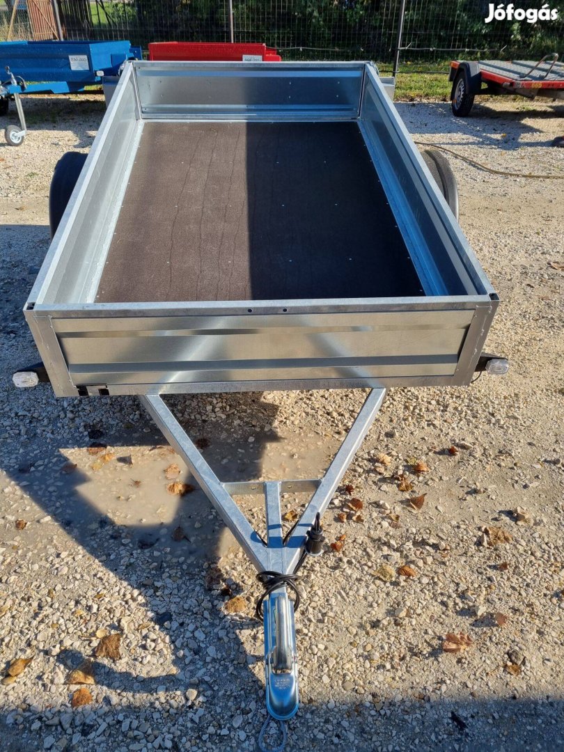 Kalydi Új 140x250cm Horganyzott Nyitott Utánfutó 750kg