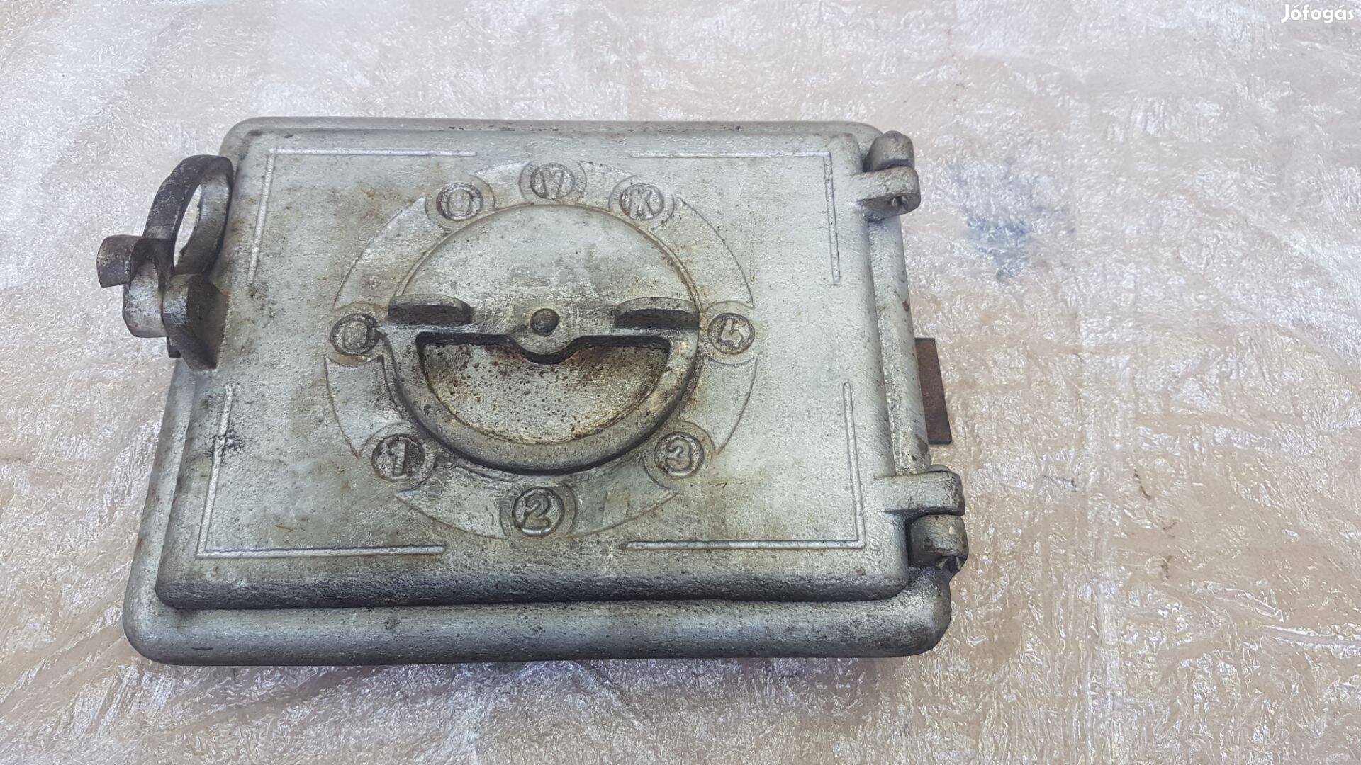 Kályha kazán ajtó huzatszabályzós ózdi gyártású