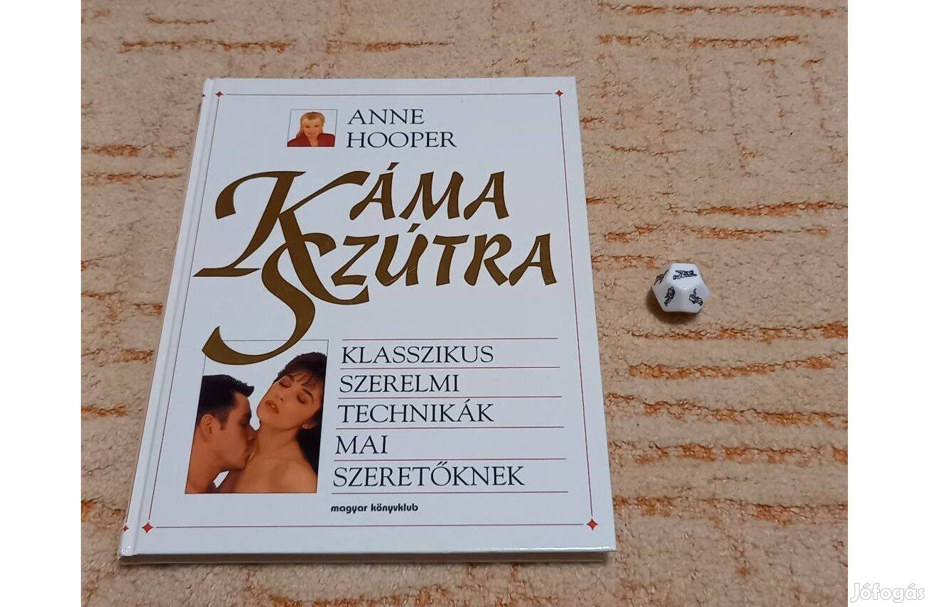 Kama sutra könyv + CD + pozíció választó 12 oldalas dobókocka