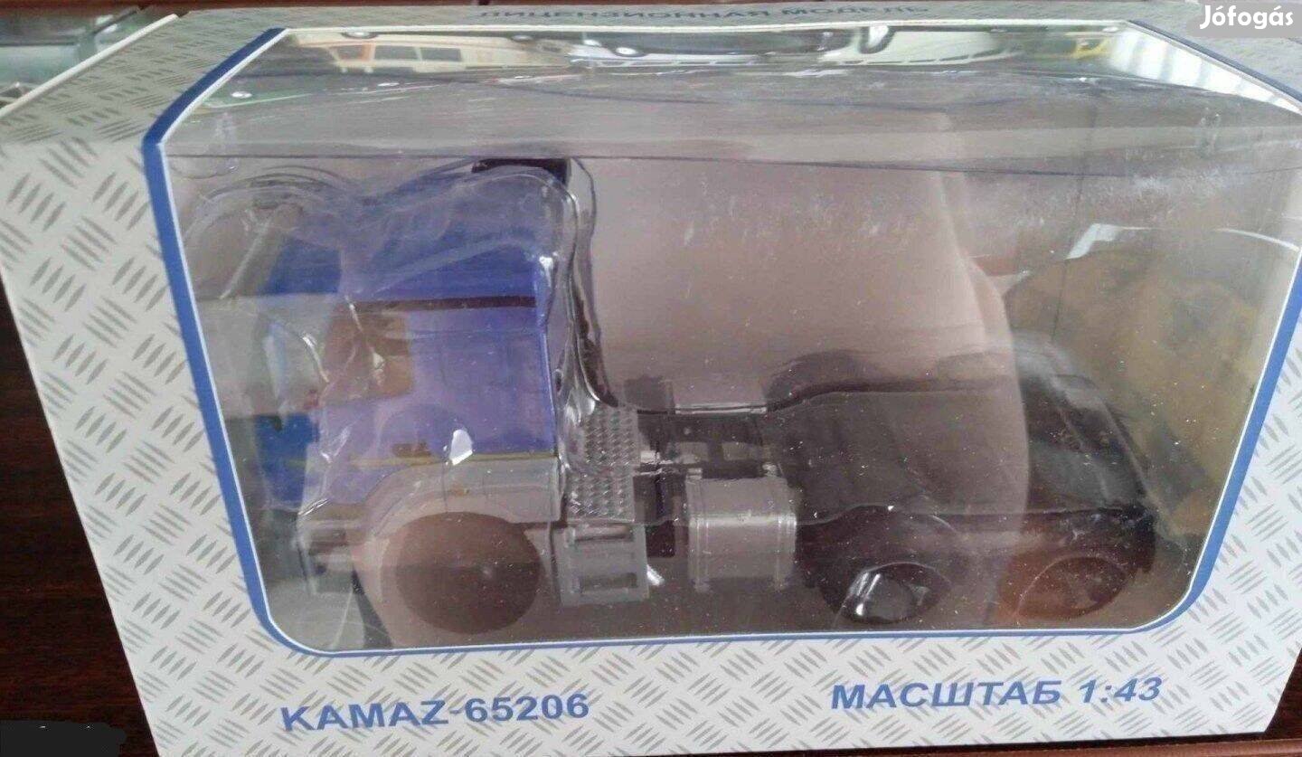Kamaz 65206 kék kisauto modell 143 Eladó