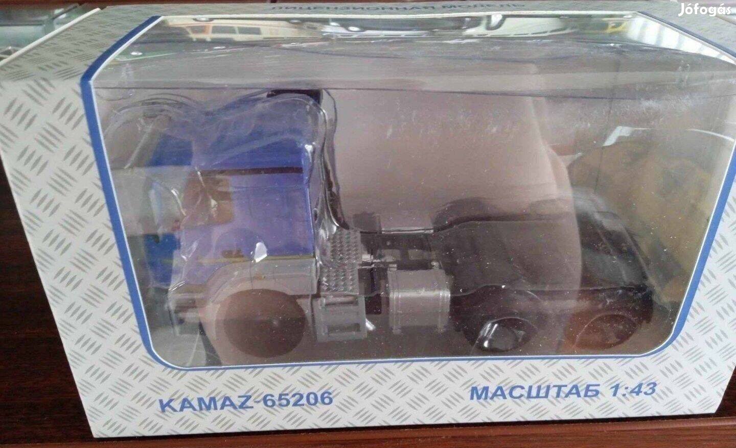 Kamaz 65206 kék kisauto modell 1/43 Eladó