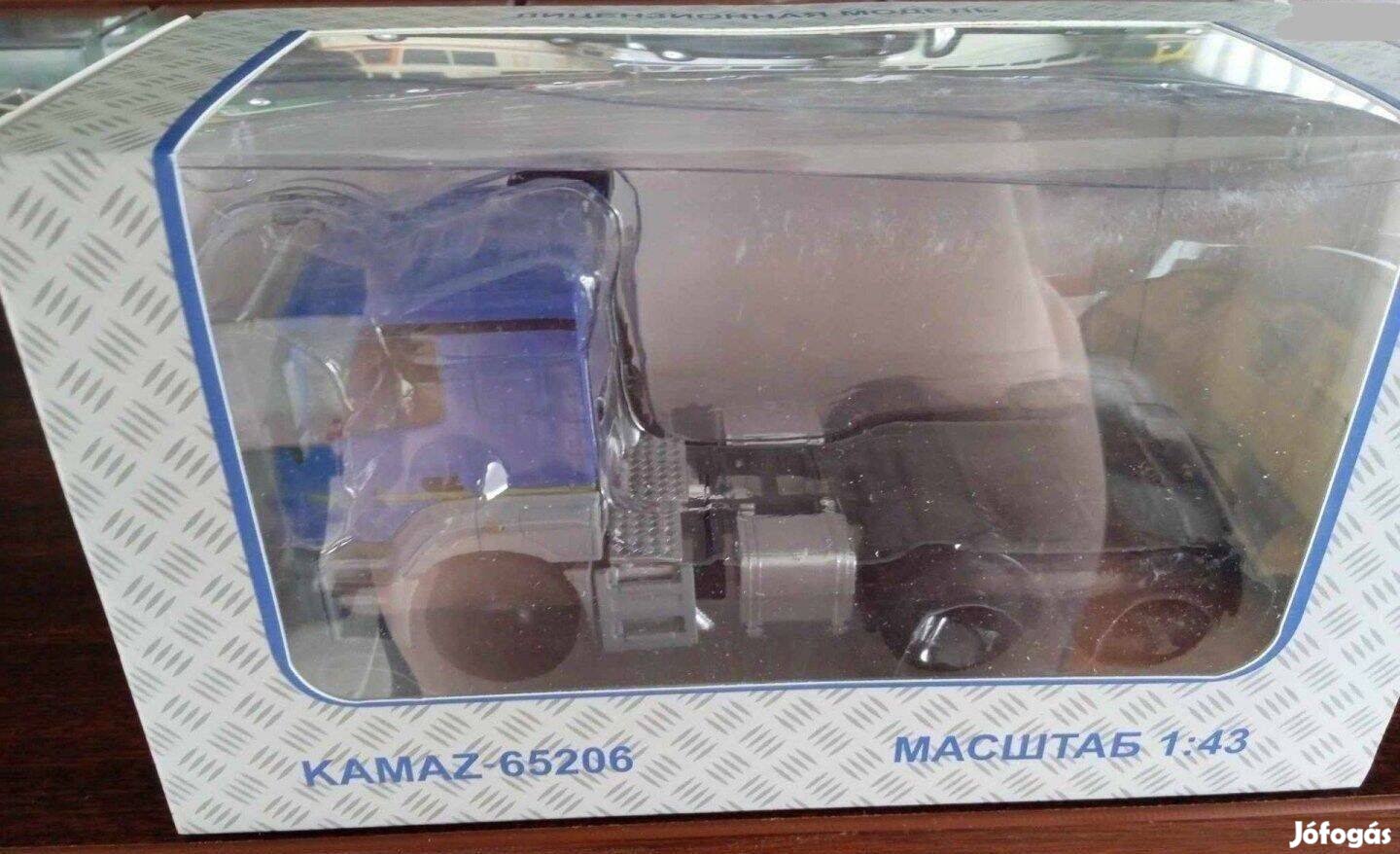 Kamaz 65206 kék kisauto modell 1/43 Eladó