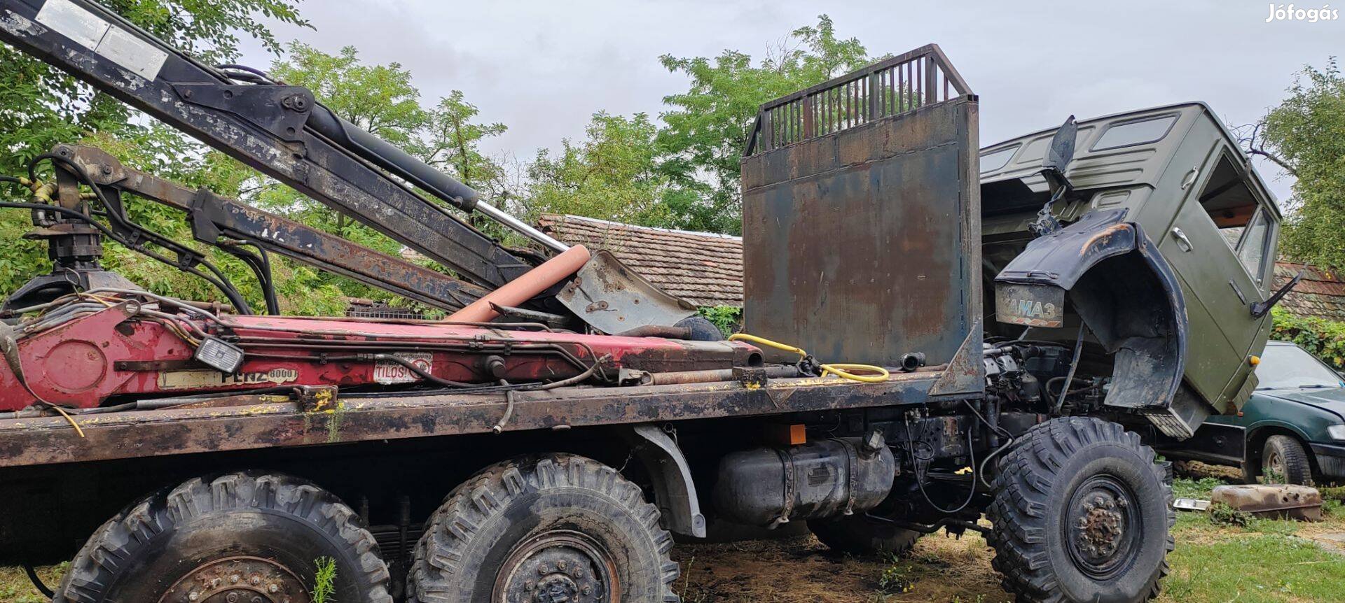 Kamaz terepes 6x6 bontódik