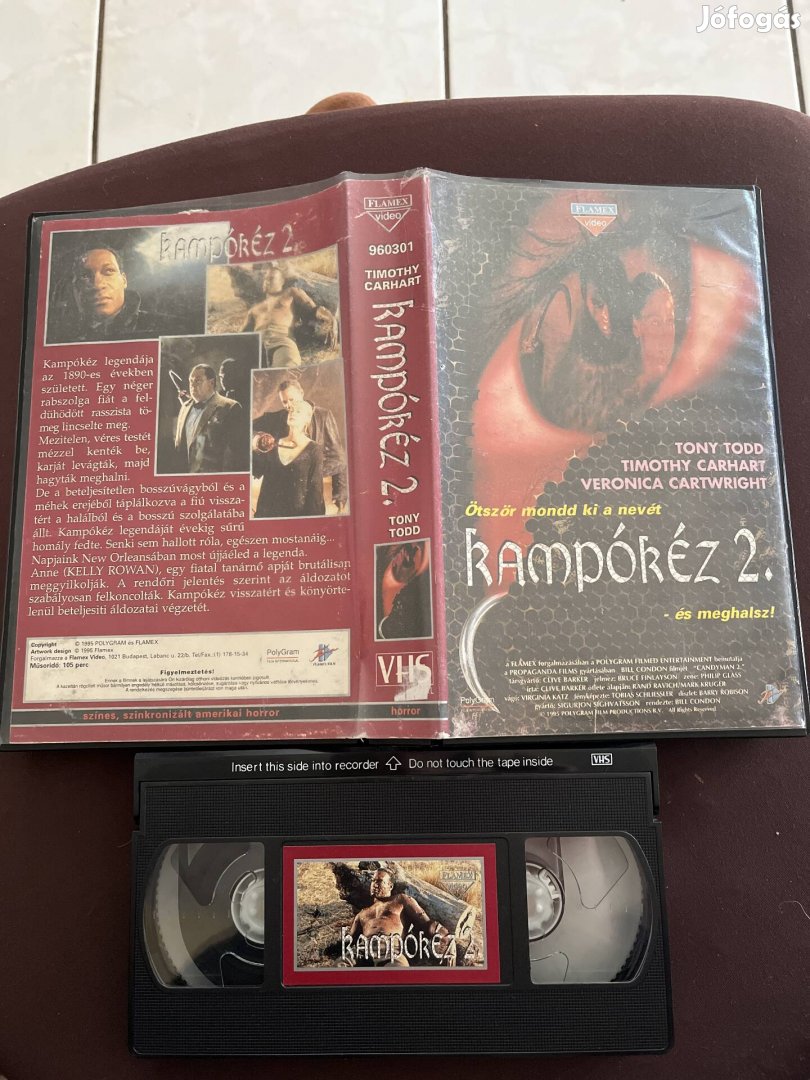 Kampókéz 2 vhs nagytok horror.