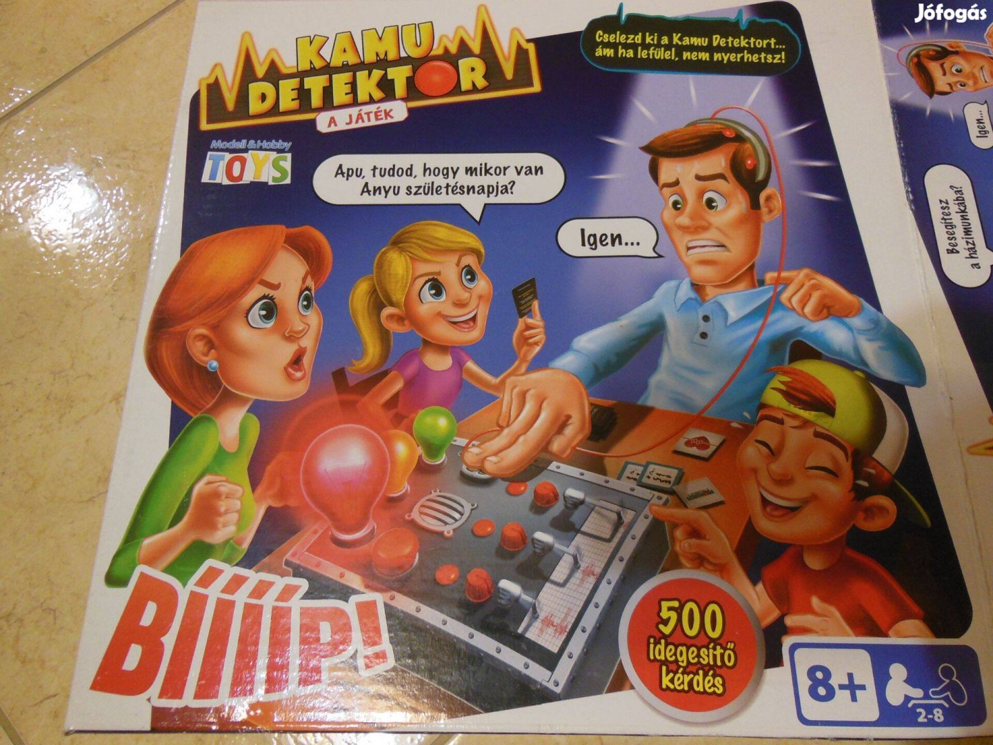 Kamu detektor társasjáték, szórakoztató hazugságvizsgáló családi játék