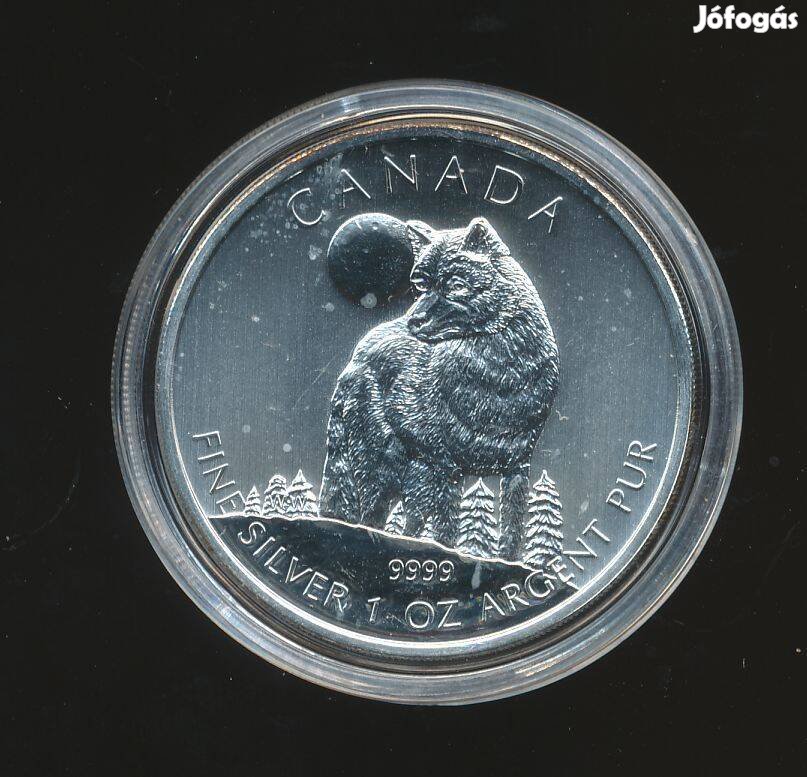 Kanada 1 uncia ezüst 2011, Farkas