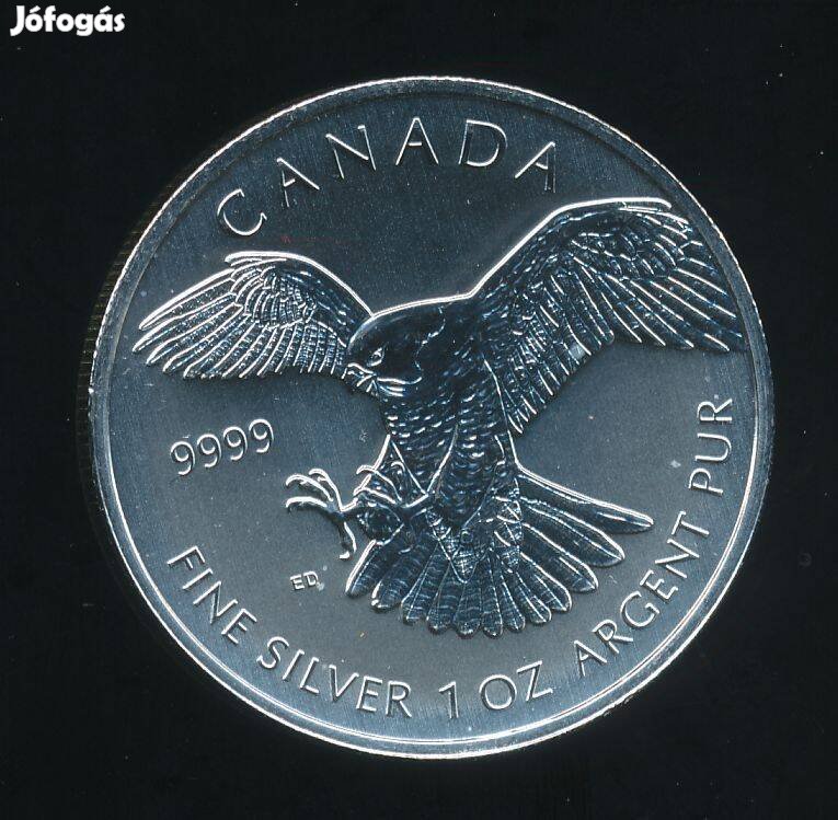 Kanada 1 uncia ezüst 2014, Falcon