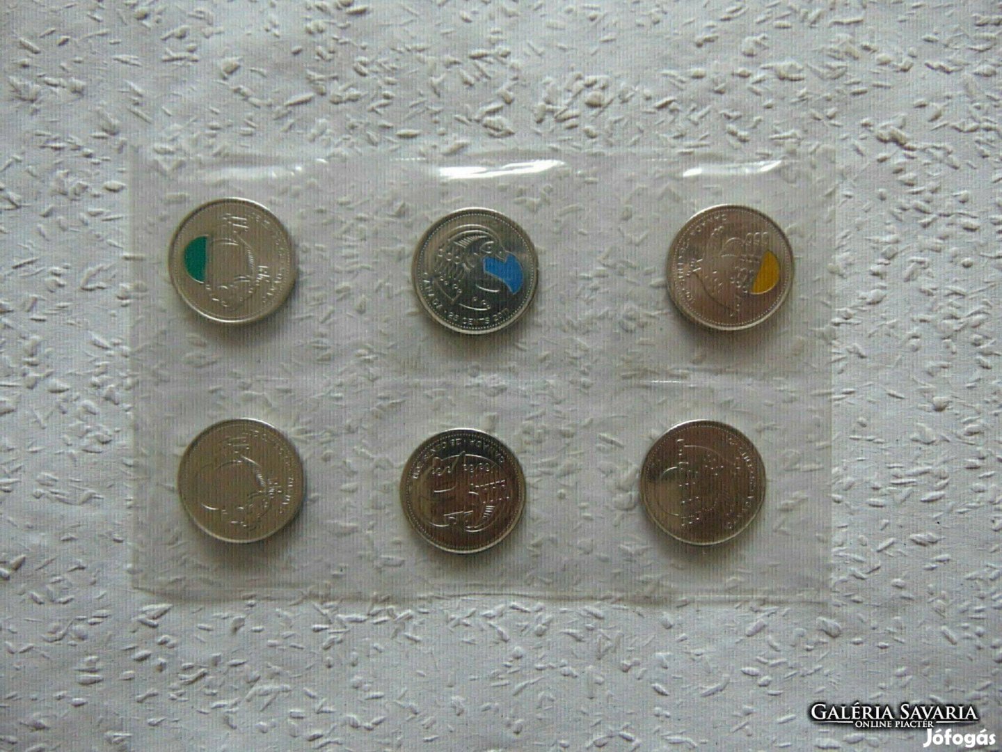 Kanada 6 darab 25 cent 2011 műanyag bliszterben ! 01