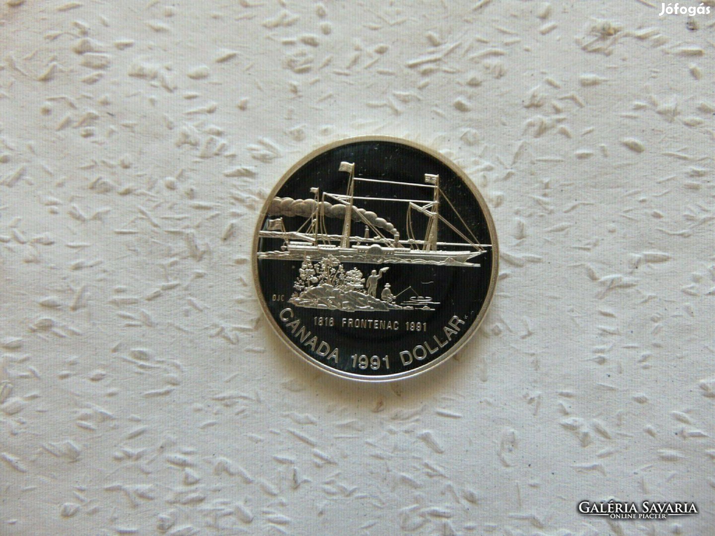 Kanada ezüst 1 dollár PP 1991 23.41 gramm