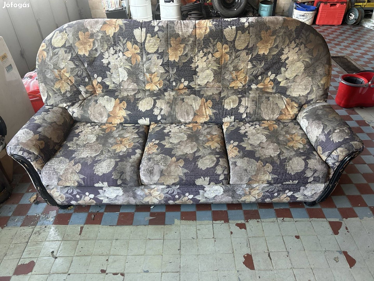 Kanapé fotel lábtartó puff