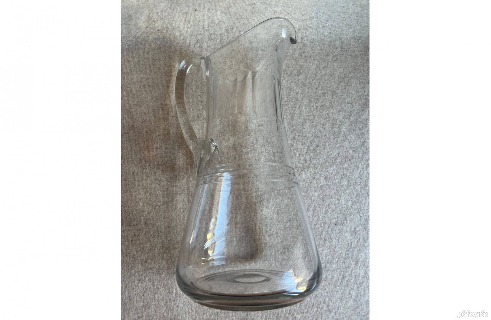 Kancsó üveg, régi 29 cm