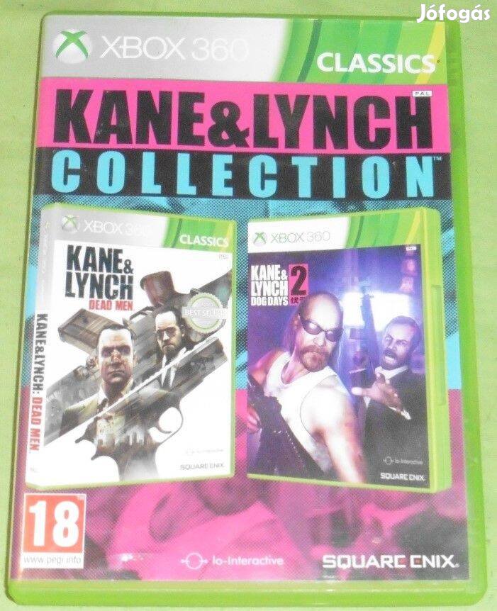 Kane And Lynch Collection (1-2.rész) Gyári Xbox 360 Játék Akár Féláron