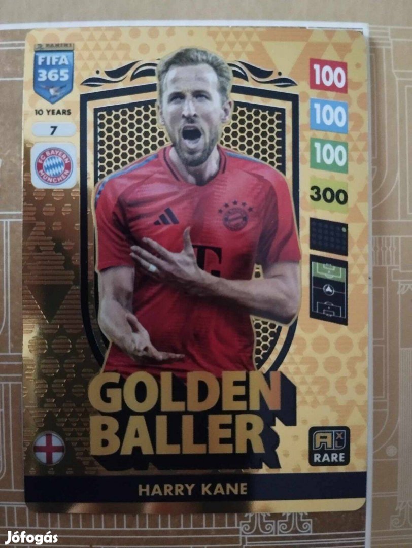 Kane (Bayern München) FIFA 365 2025 Golden Baller Top Master kártya