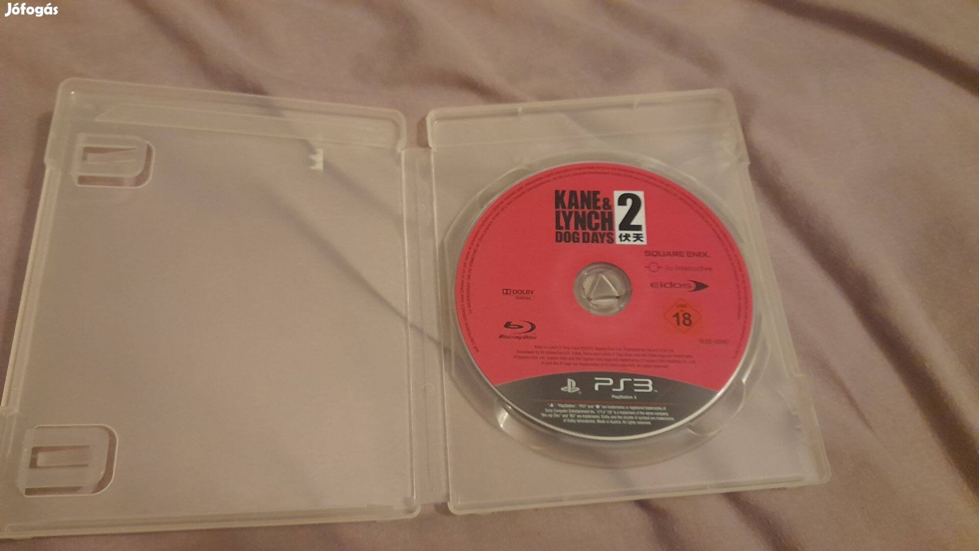 Kane and Lynch 2: Dog Days Playstation 3 PS3 játék - csak lemez