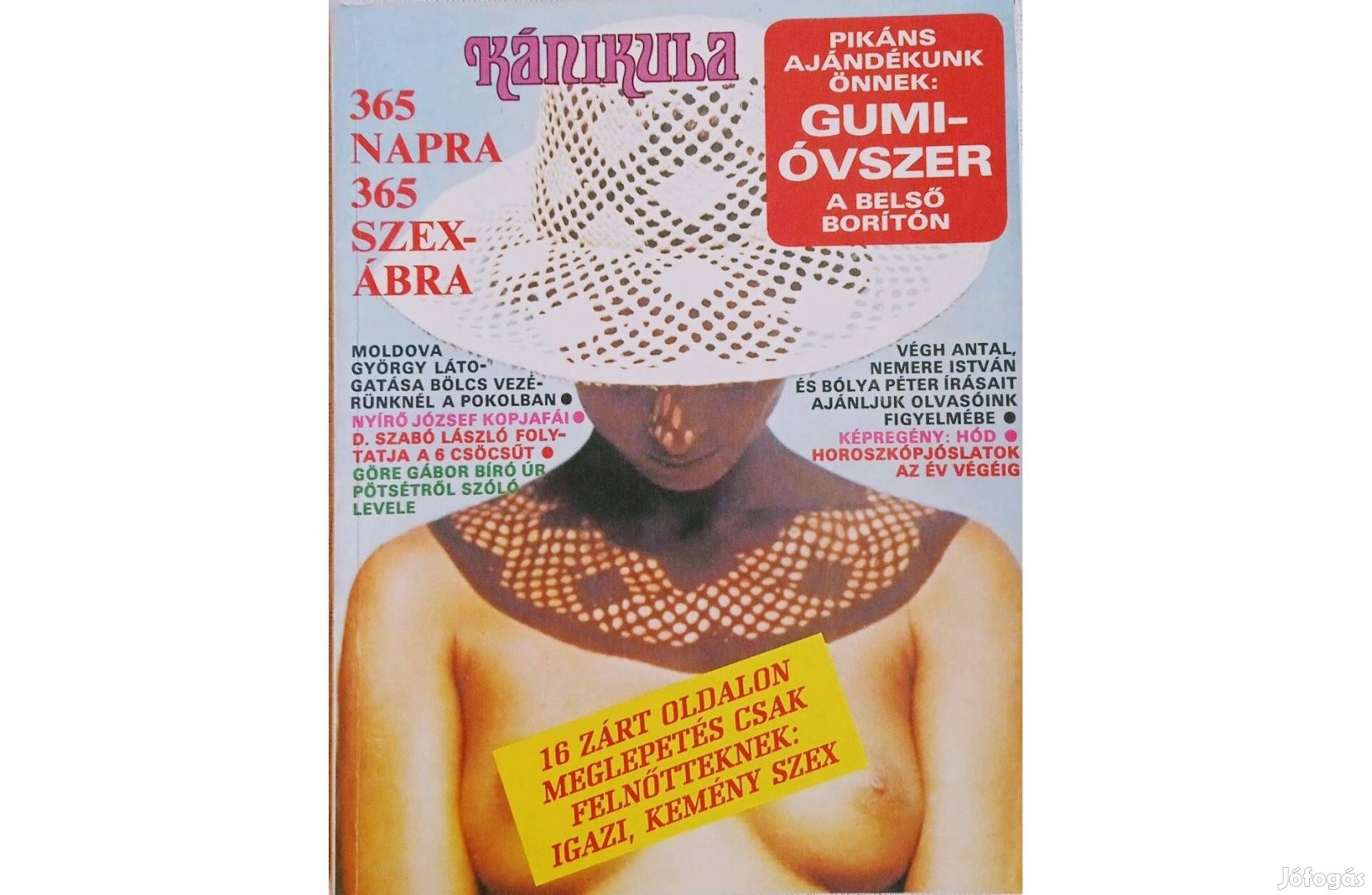 Kánikula " A Mi Világunk, nyári szórakoztató magazinja." 1989-ből