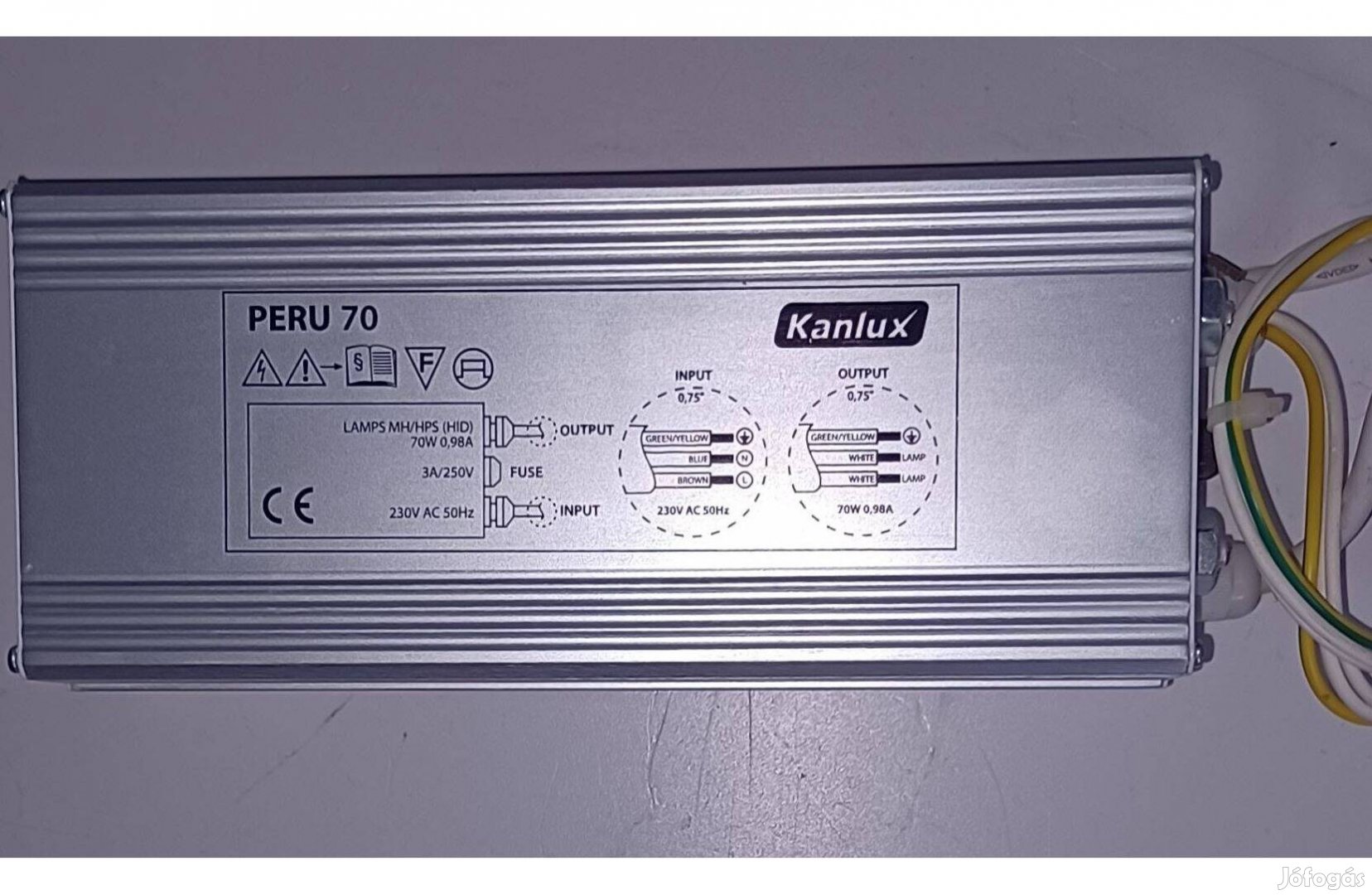 Kanlux "Peru" működtető egység, 70W, 0,98A