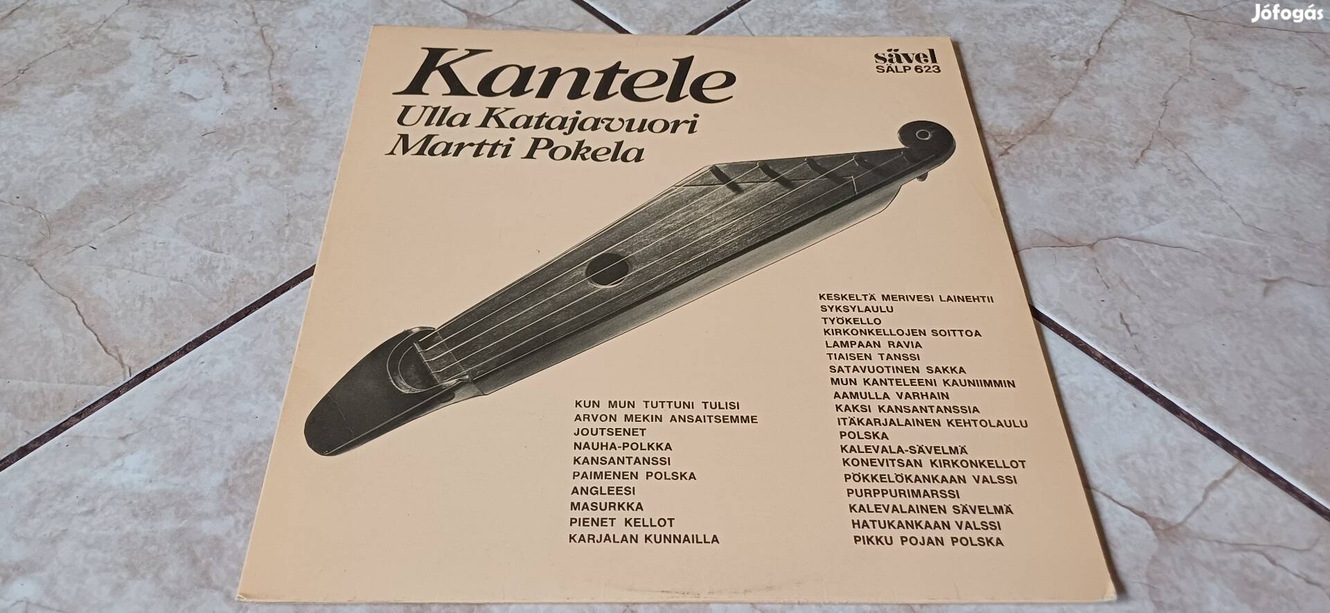 Kantele bakelit hanglemez