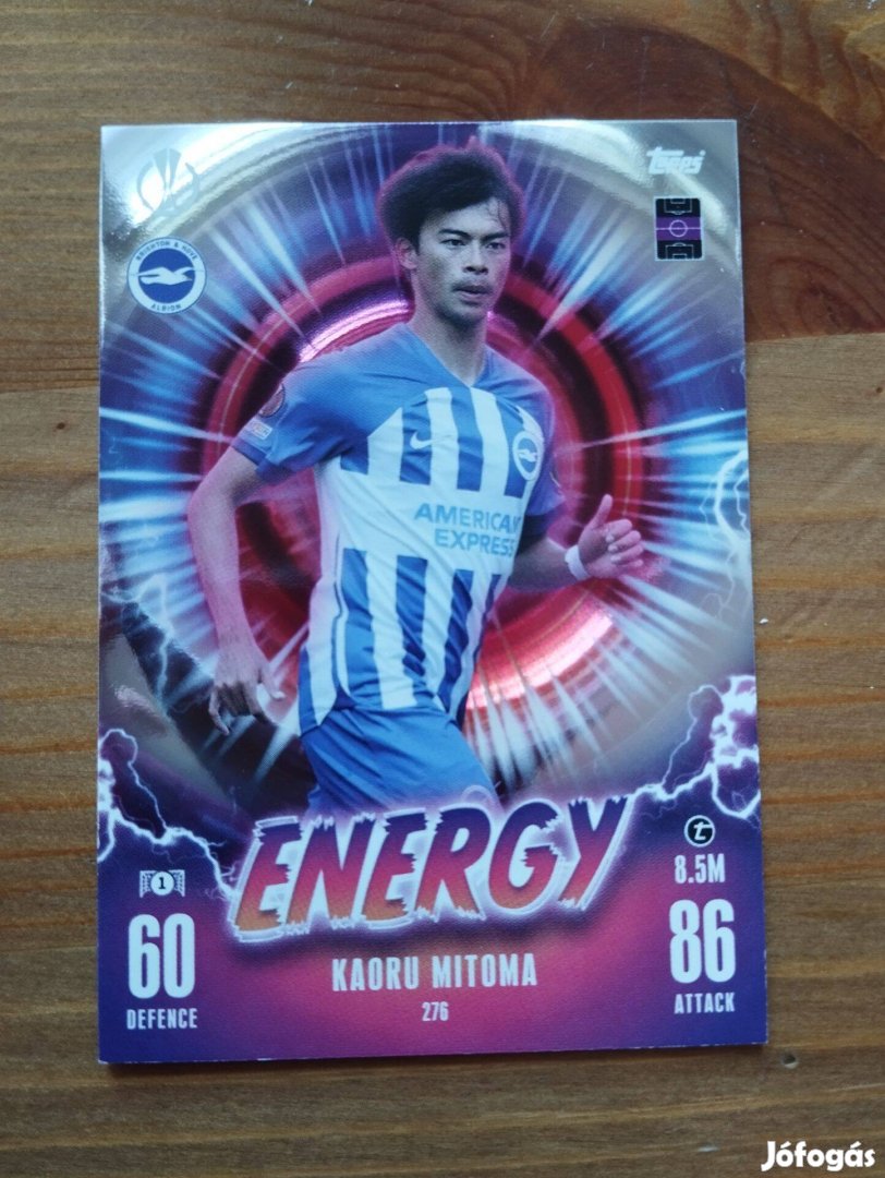 Kaoru Mitoma (Brighton) Energy Bajnokok Ligája Extra 2023 kártya