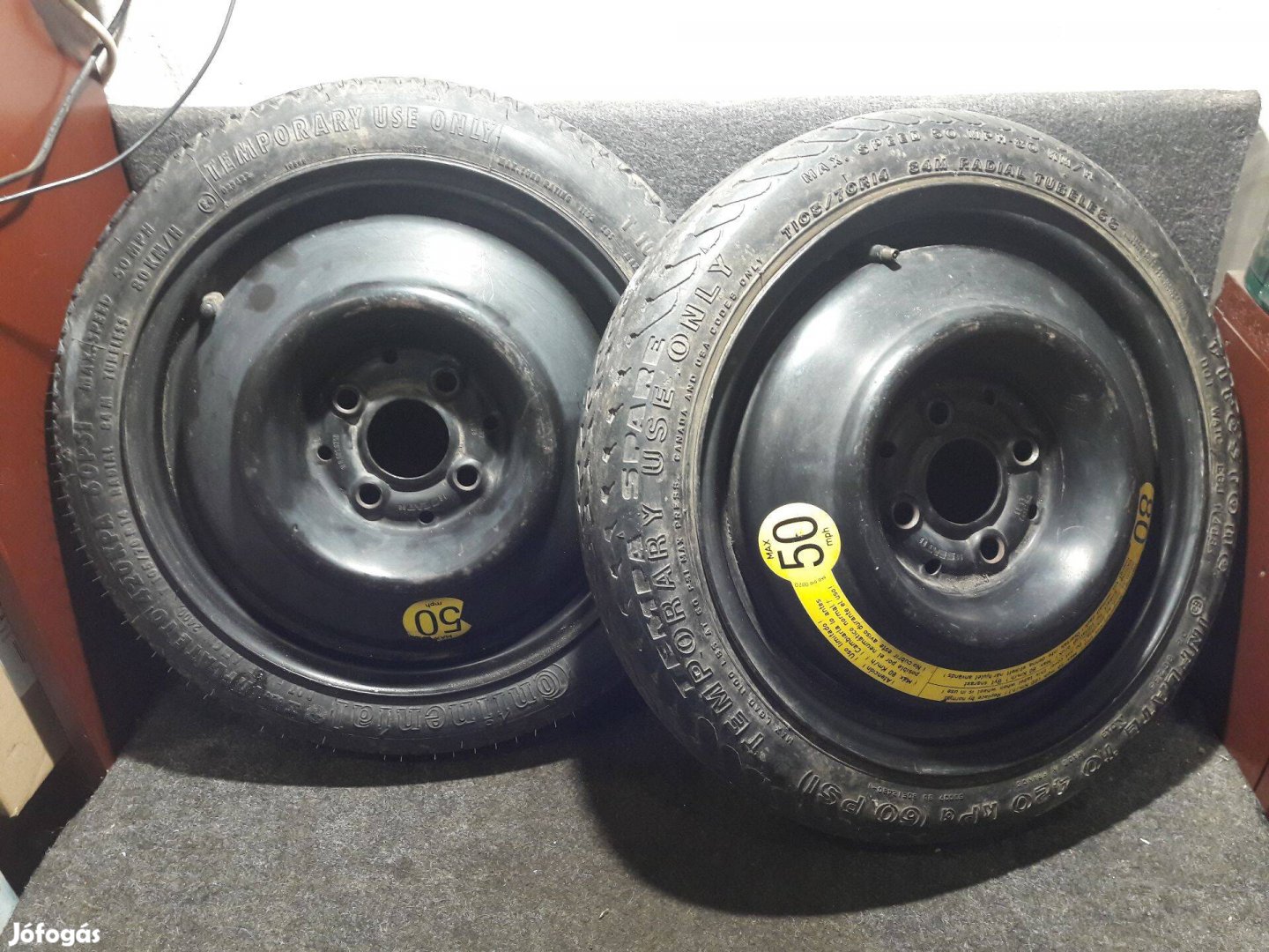 Kapálógép kerti gép háztájkocsi járó kerék pár 14-es