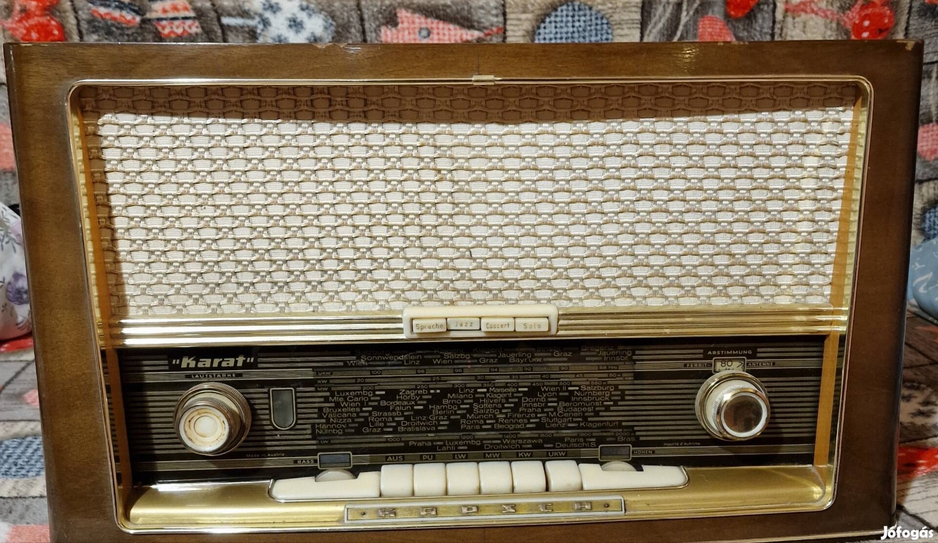 Kapsch retro rádió eladó 