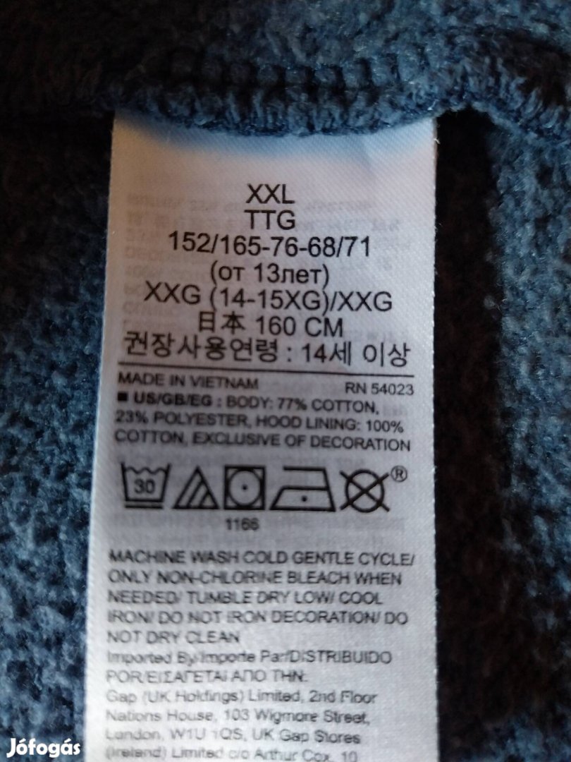 Kapucnis GAP pulóver eladó 