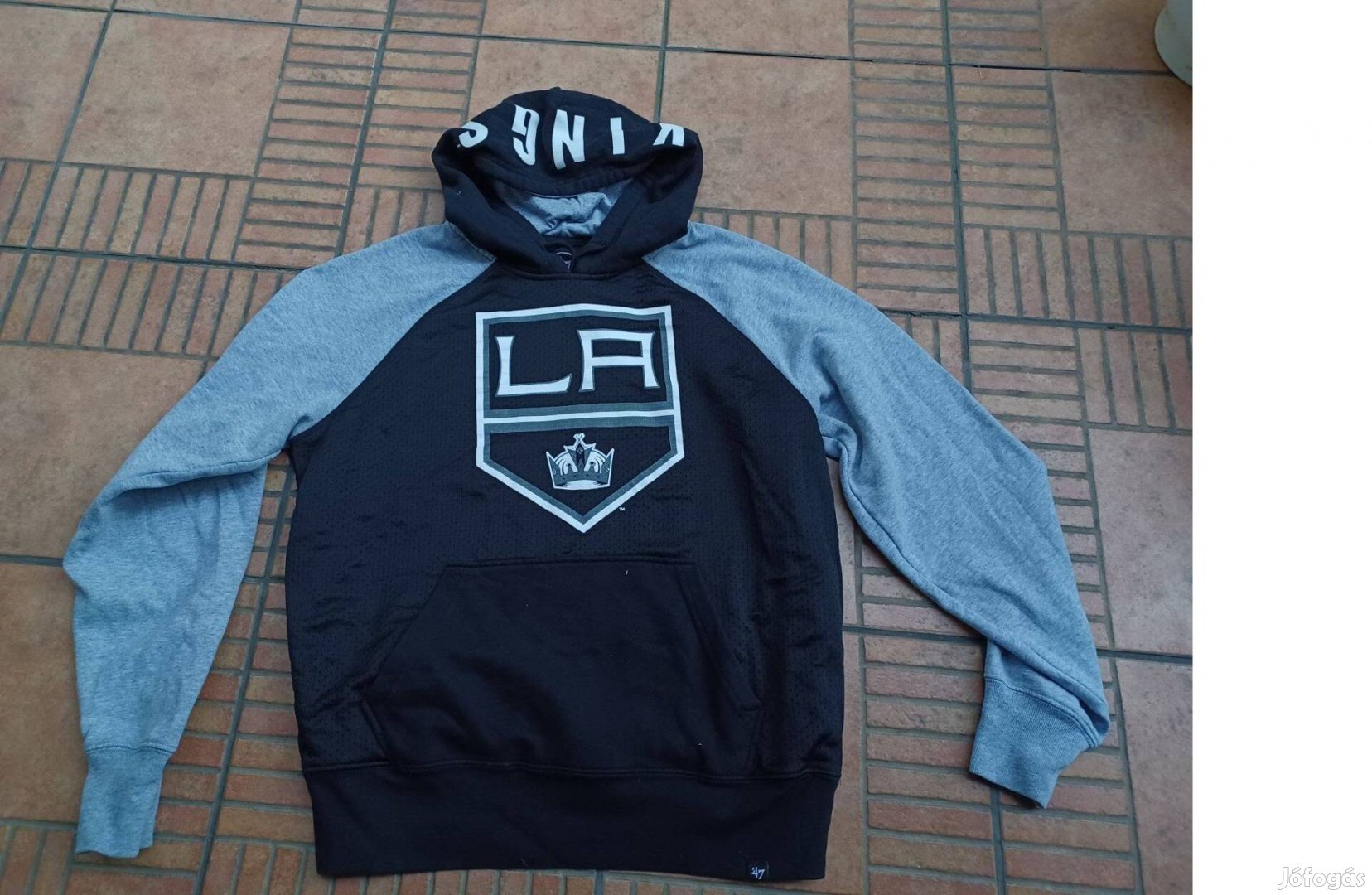 Kapucnis Los Angeles kings hoki pulóver M L