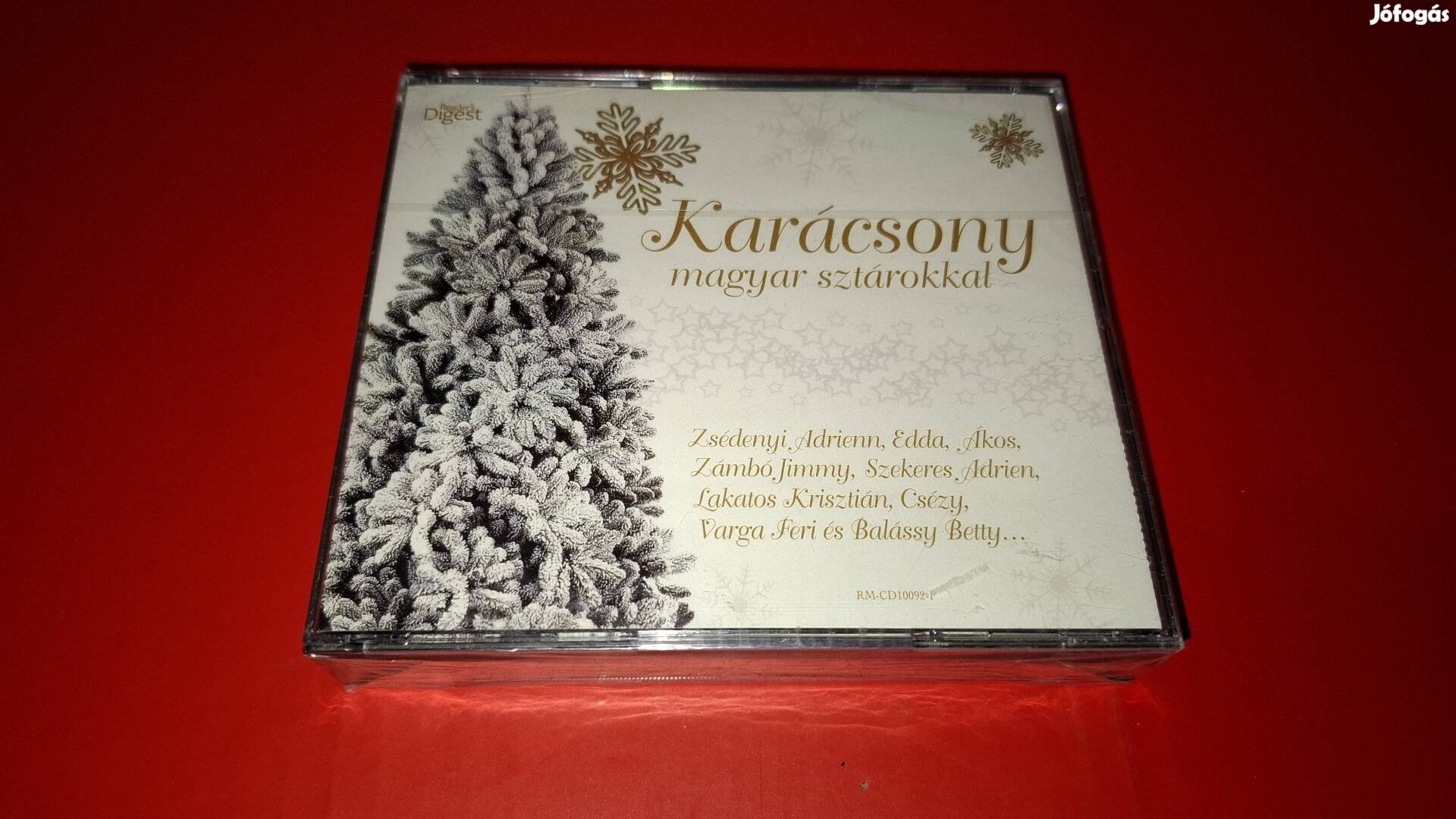 Karácsony Magyar Sztárokkal 4 × Cd box Új Zséda Edda Ákos...