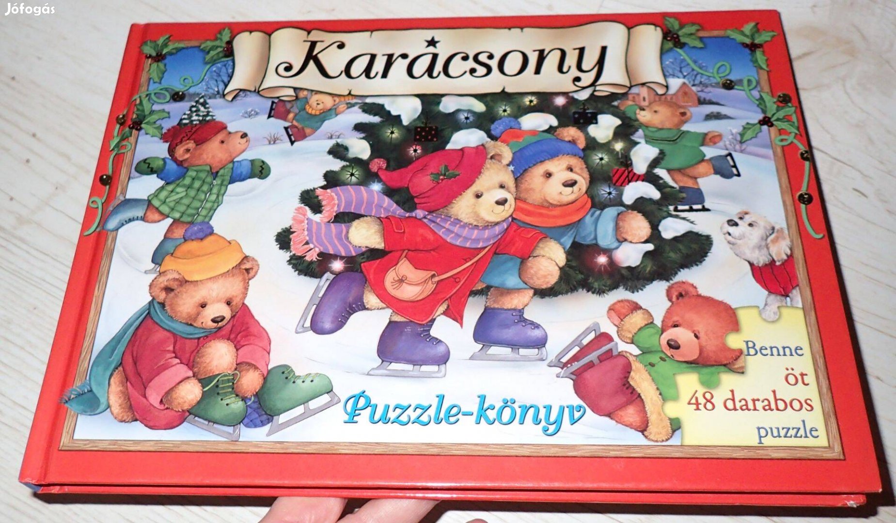 Karácsony Puzzle könyv Új!