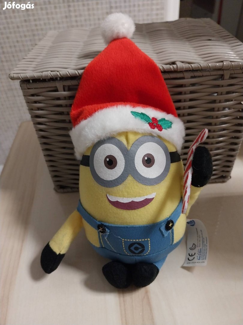 Karácsonyi Minions plüss 23 cm