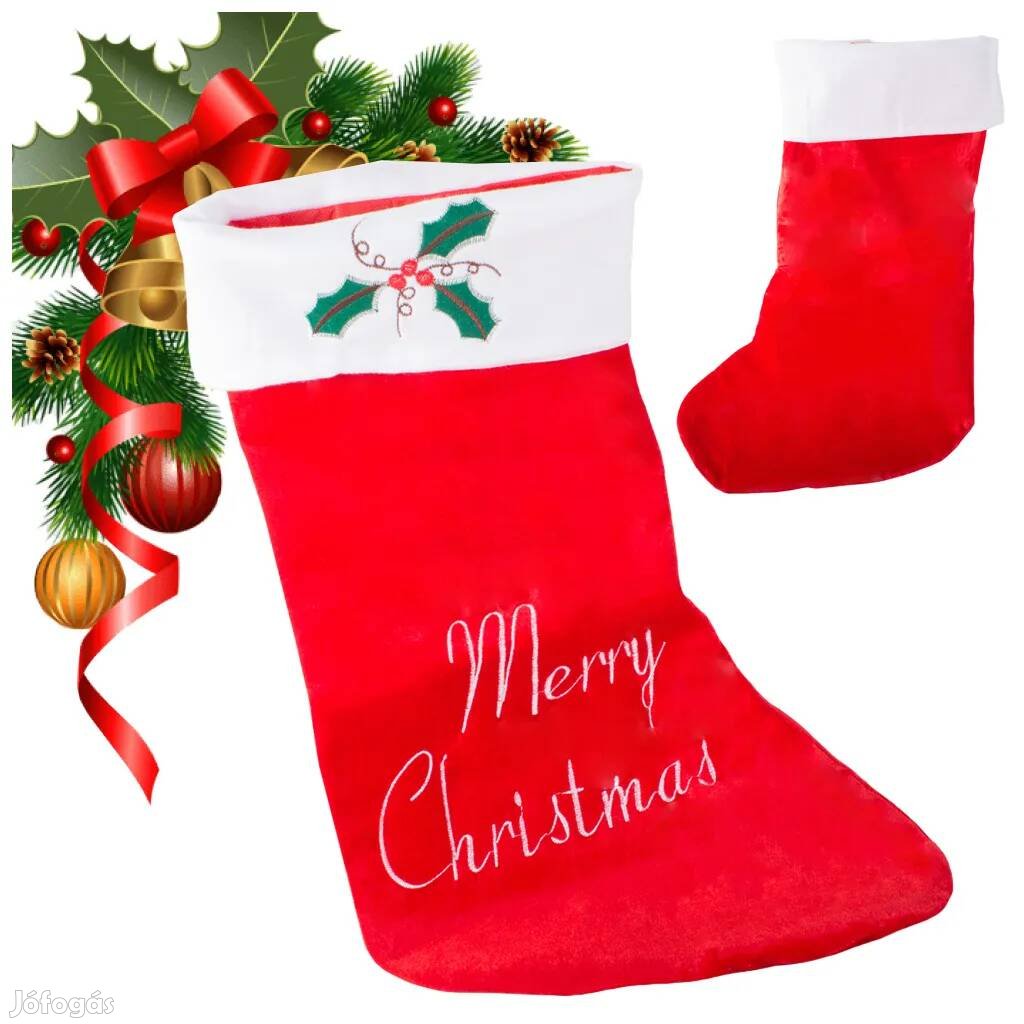 Karácsonyi ajándék zokni , Mikulás zokni