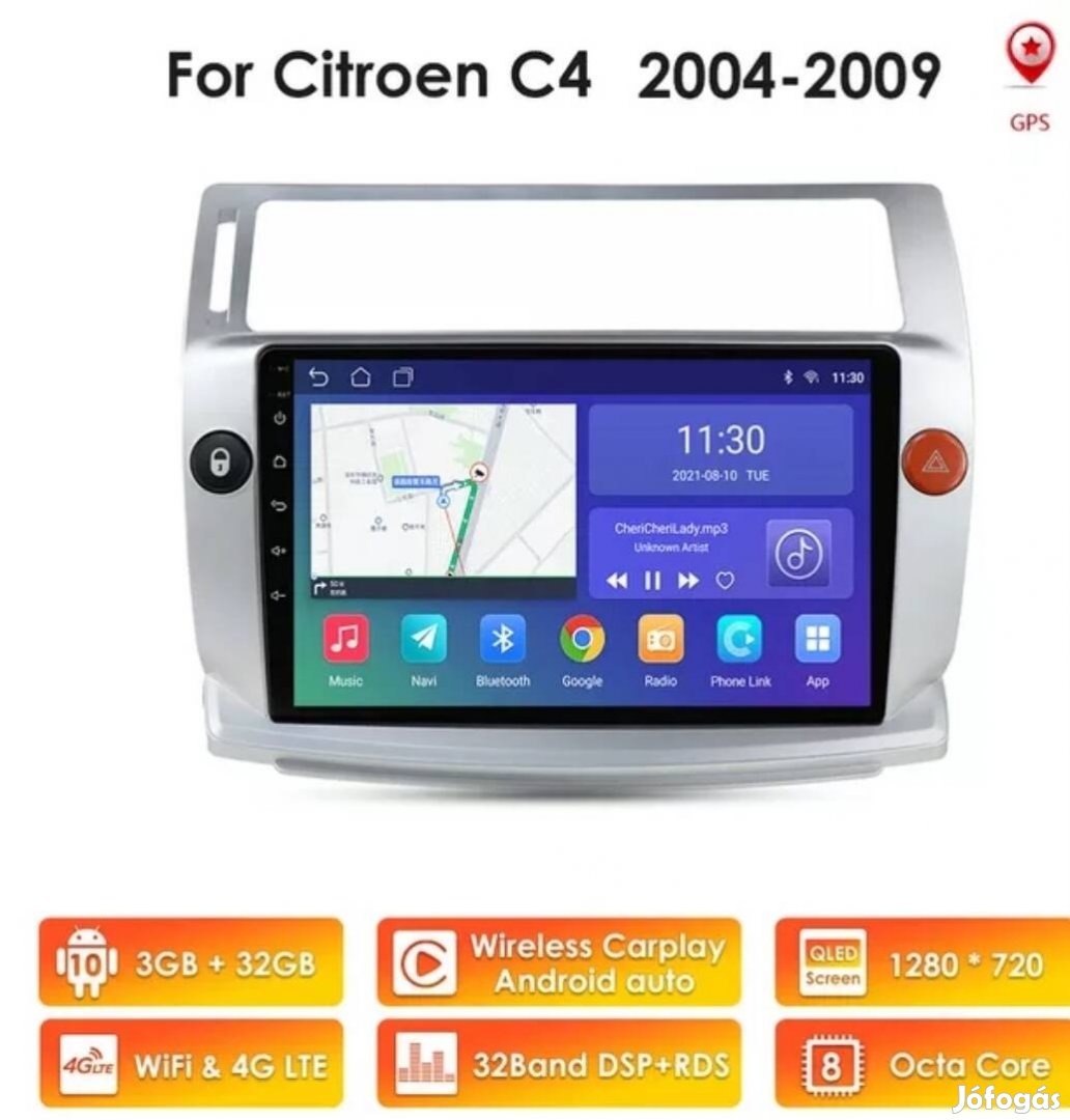 Karácsonyi ár! Citroen C4 android multimédia