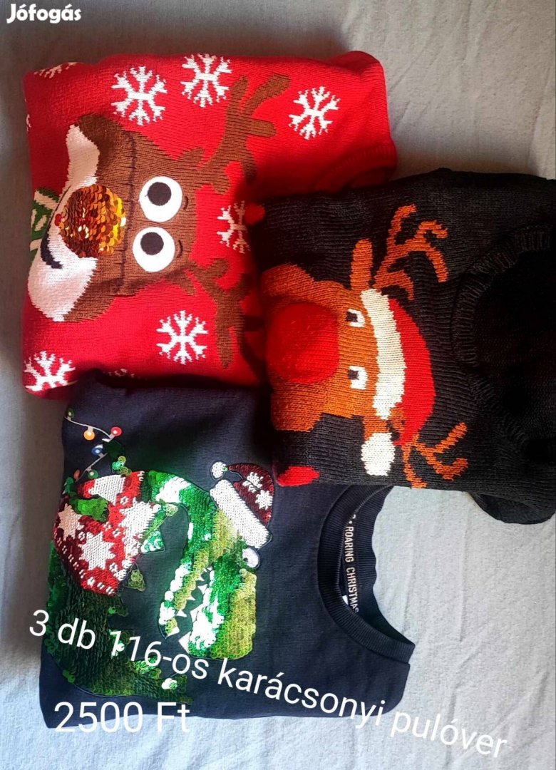 Karácsonyi gyerek pulóverek