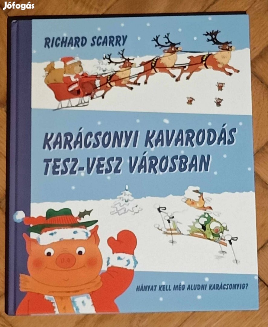 Karácsonyi kavarodás Tesz vesz városban Richard Scarry  könyv 