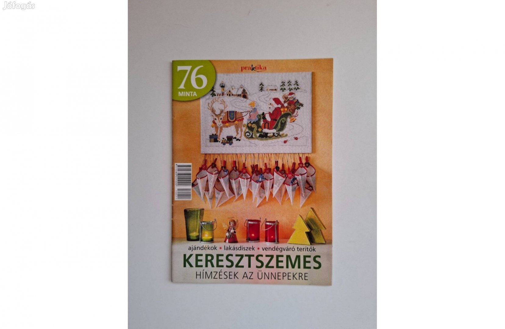 Karácsonyi keresztszemes mintafüzet 30 oldal