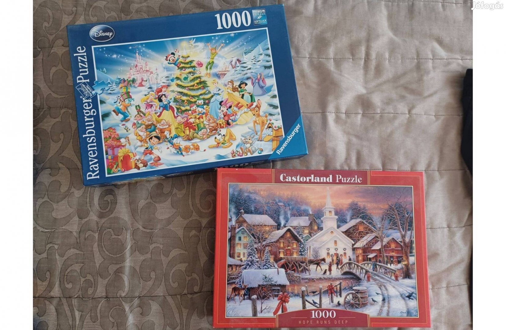 Karácsonyi kirakó, puzzle 2 x 1000 db