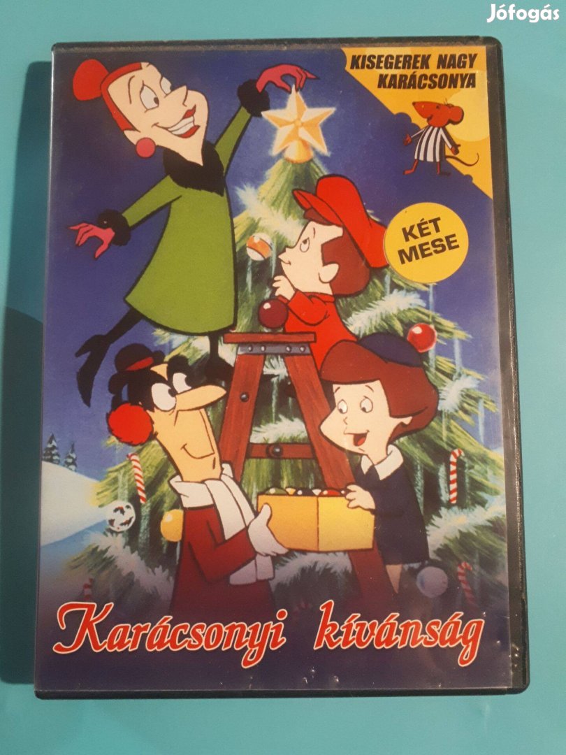 Karácsonyi kívánság/Kisegerek nagy karácsonya DVD (posta 510 Ft)