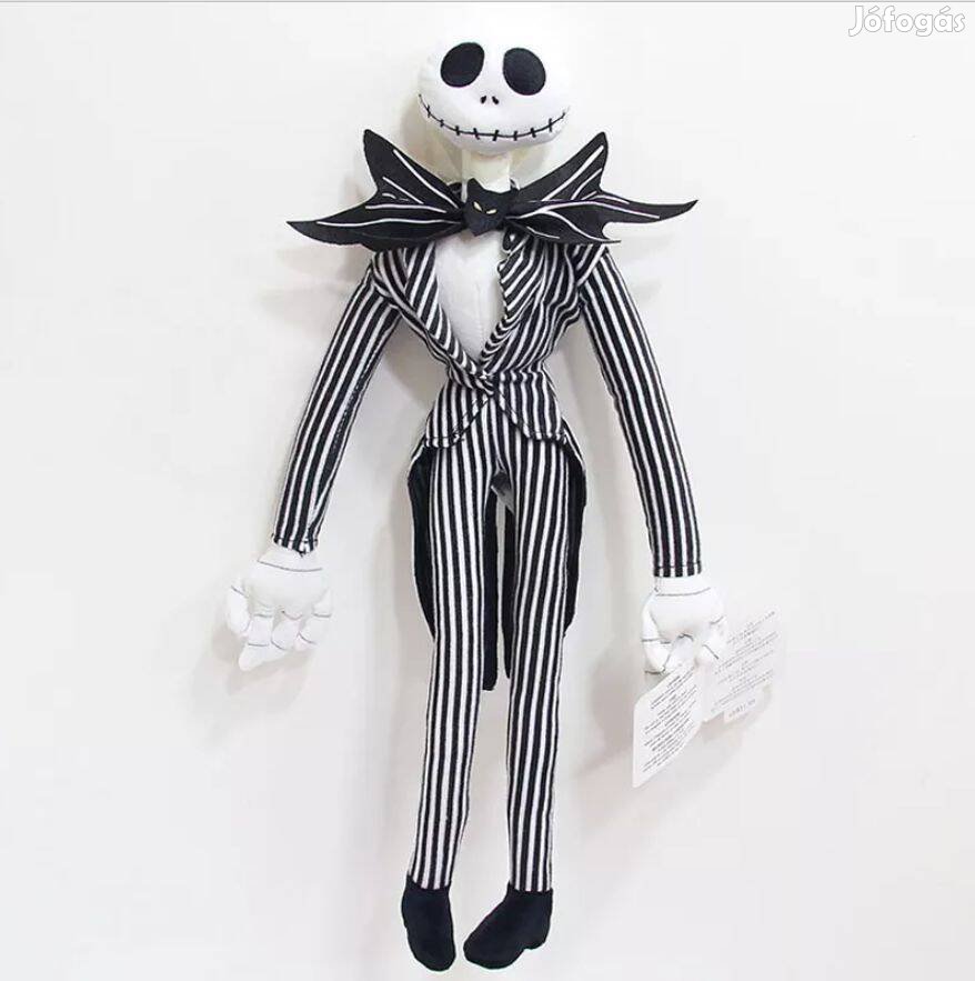 Karácsonyi lidércnyomás Jack plüss 50cm Új The Nightmare Before Christ