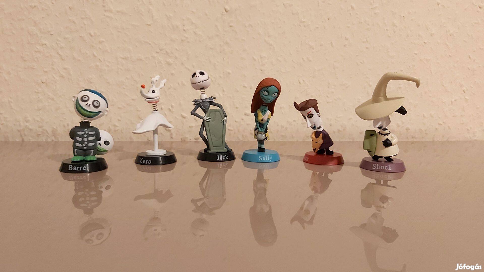 Karácsonyi lidércnyomás Nightmare Before Christmas figura szett Új