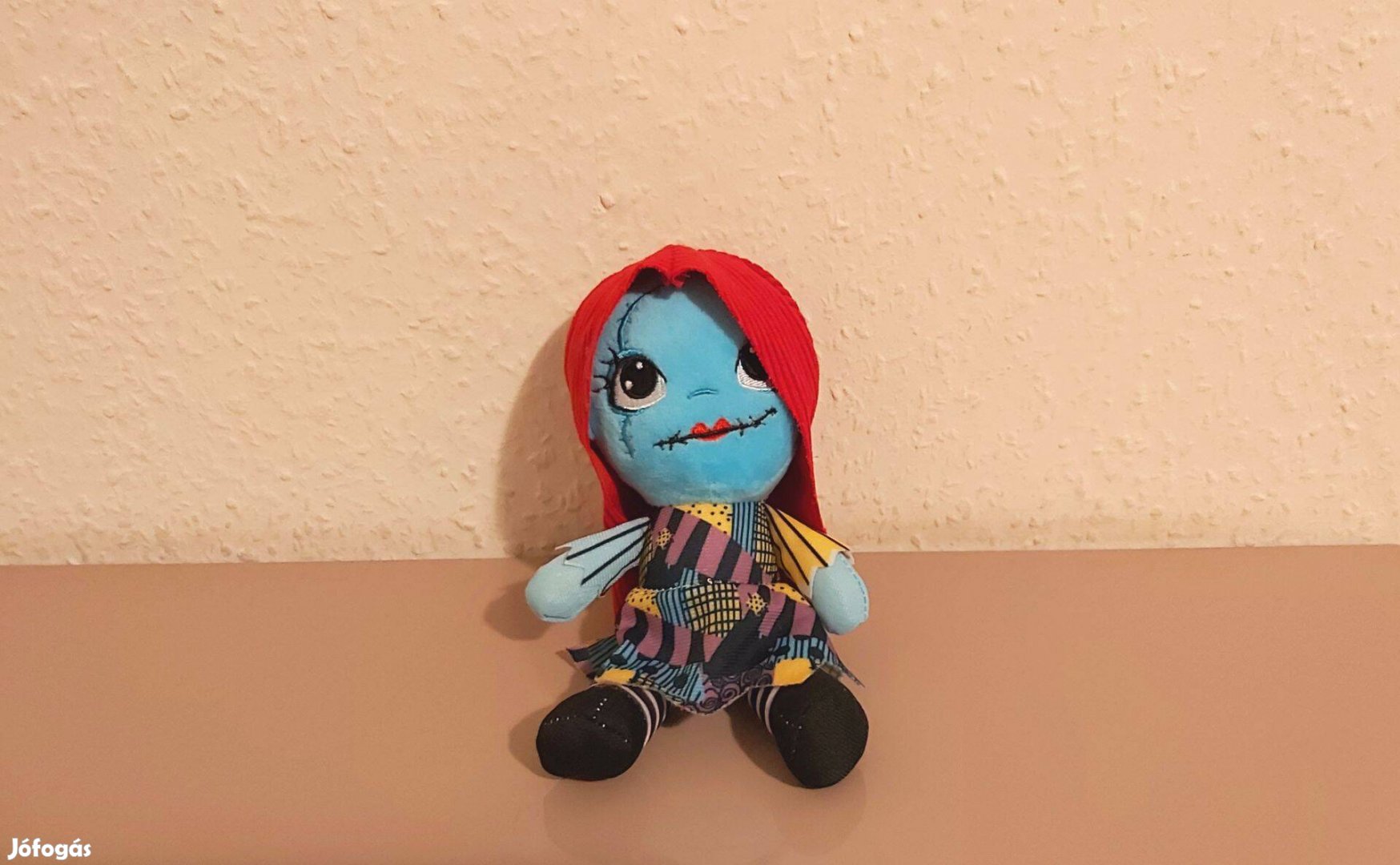 Karácsonyi lidércnyomás Sally plüss 20cm Új Nightmare Before számlás