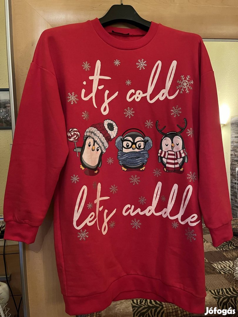Karácsonyi női pulcsi XL